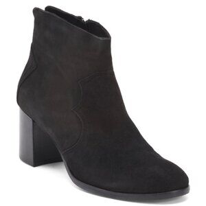 OROSCURO Made In Italy Suede Heeled Booties
